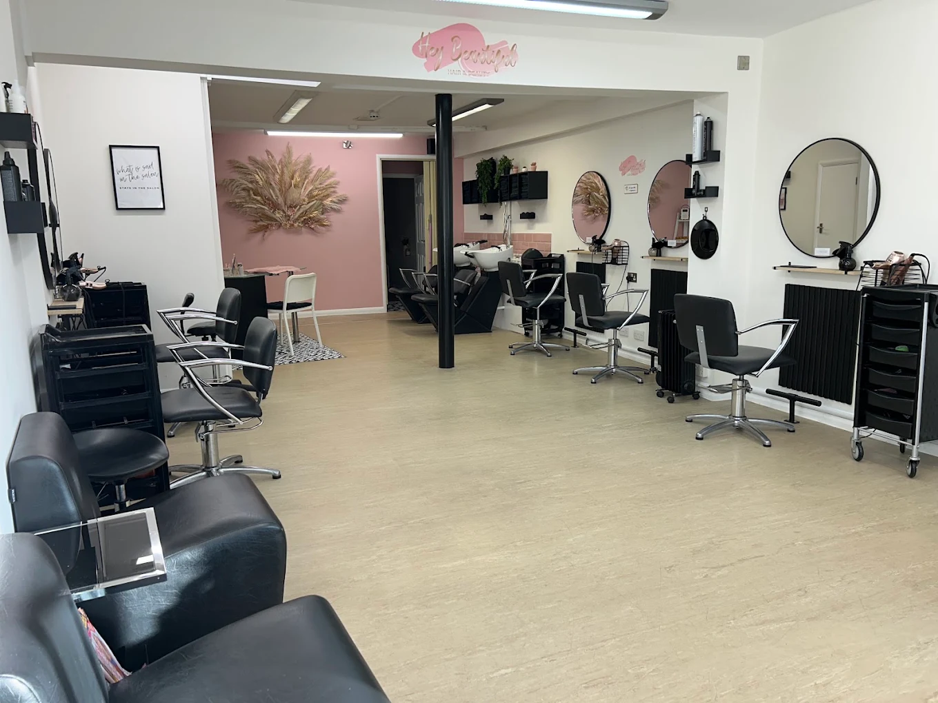 Inside Hey Beautiful on Bow Road